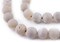 The Bead Chest Pearl Round Druzy Agate Beads (12mm): Organic Gemstone Round Spherical Energy Stone Healing Power Crystal for Jewelry Bracelet Mala Necklace Making